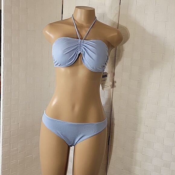 BRAND NEW ON-SHORE 2-PIECE SILKY MATERIALS WOMEN"S BIKINI SWIMSUITS - Picture 3 of 13